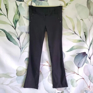 JOE BENBASSET | Waffle Print Bootcut Slacks in Black sz 3 (flaw)